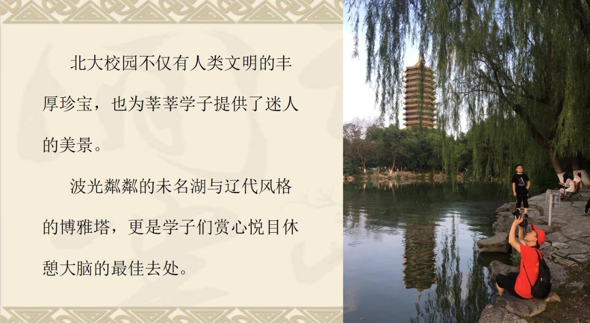 未名湖畔的畅想