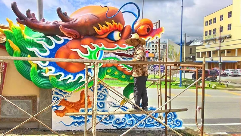 中国古建筑“剪瓷雕”非遗项目传承人一一王国强“剪瓷雕”独秀及其作品欣赏